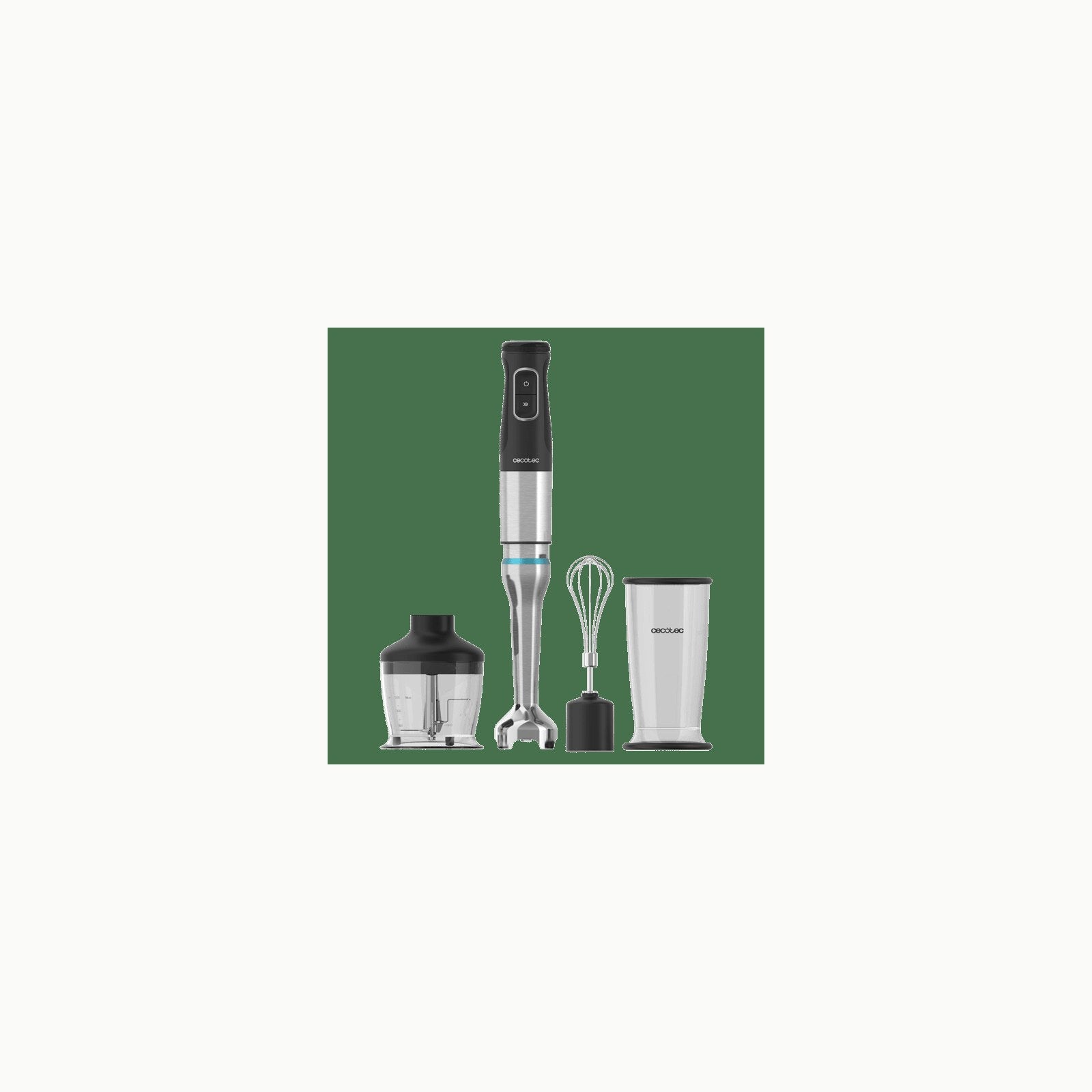 Cecotec Batidora de mano Power TitanBlack 1200 XL PerfectCream&Crush. 