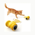 FEELNEEDY Juguete Interactivo para Gato con Pluma Y LED Luz Roja, Jugu