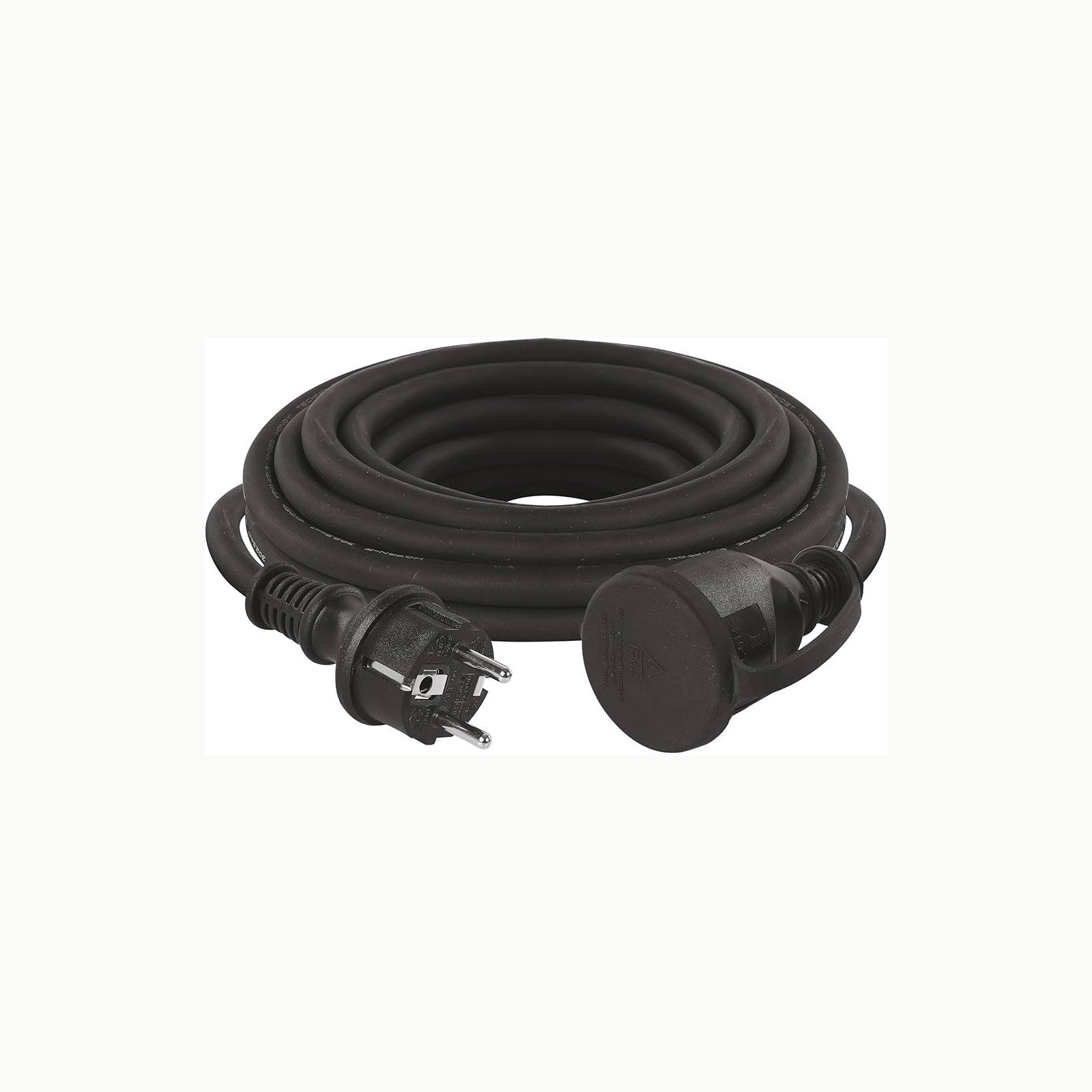 Emos E - 008 P1820 - Cable alargador Schuko, m, Cable de Goma para