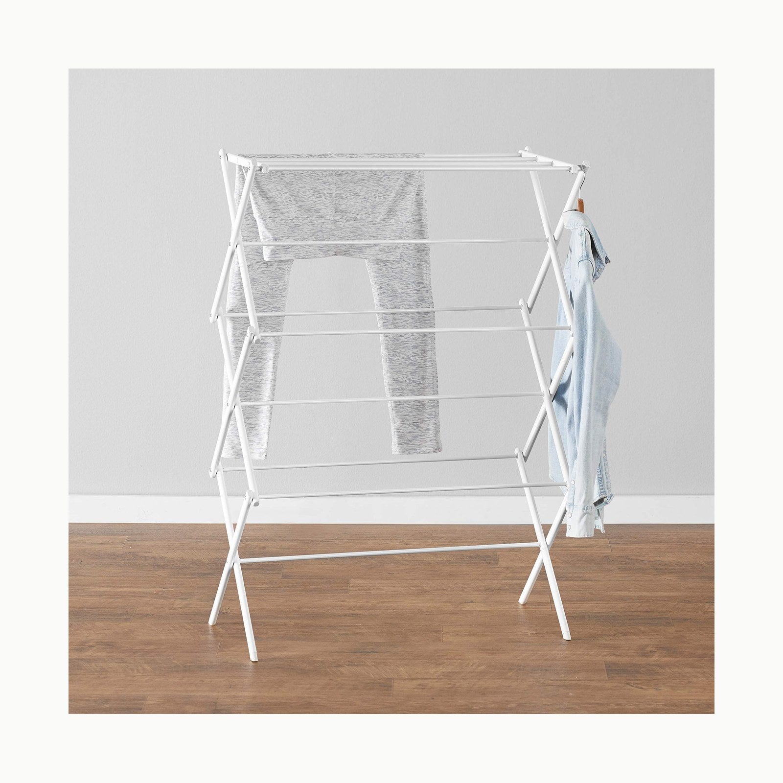 Tendedero Plegable Metal Amazon Basics Tendedero Plegable de Metal de 