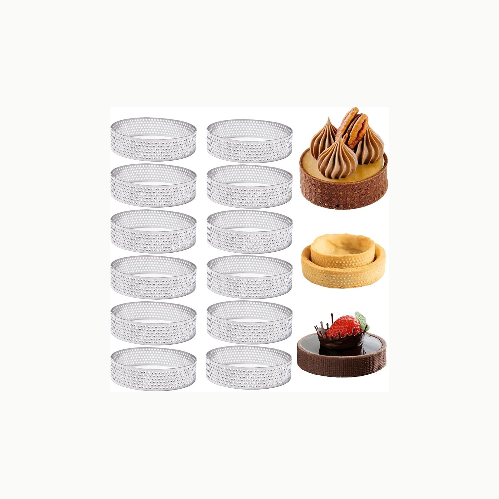 Keboyoe Anello Microforato Crostata Stampo Crostata Microforato Anelli