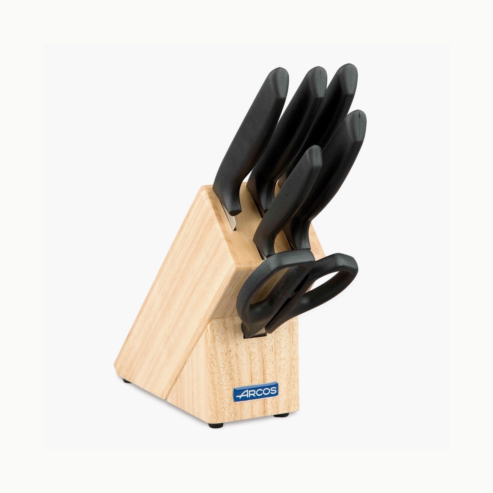 Arcos Juego de Cuchillos de Cocina cuatro piezas. 3 Cuchillos chef y 1