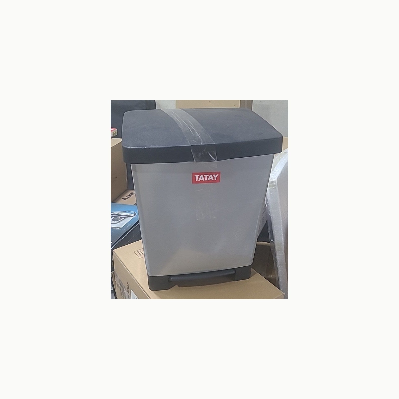Tatay Cubo de Pedal Cubik, 23L de Capacidad, Pedal Retráctil, de Polip