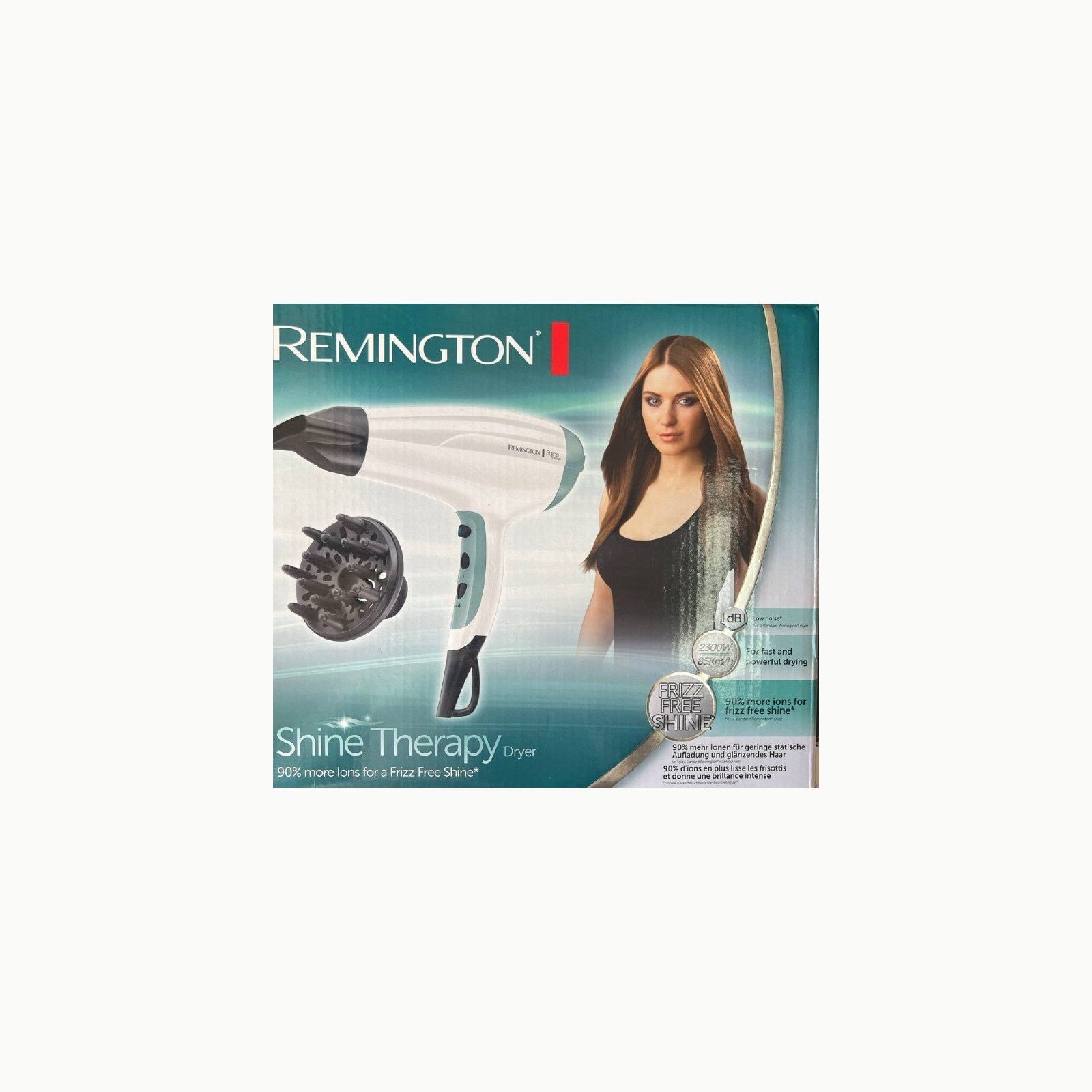 D5216 Remington Secador de Pelo Shine Therapy, Iónico, Cabello Sin