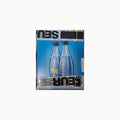 SEUR Botellas de agua de plástico transparente (pack de 2)