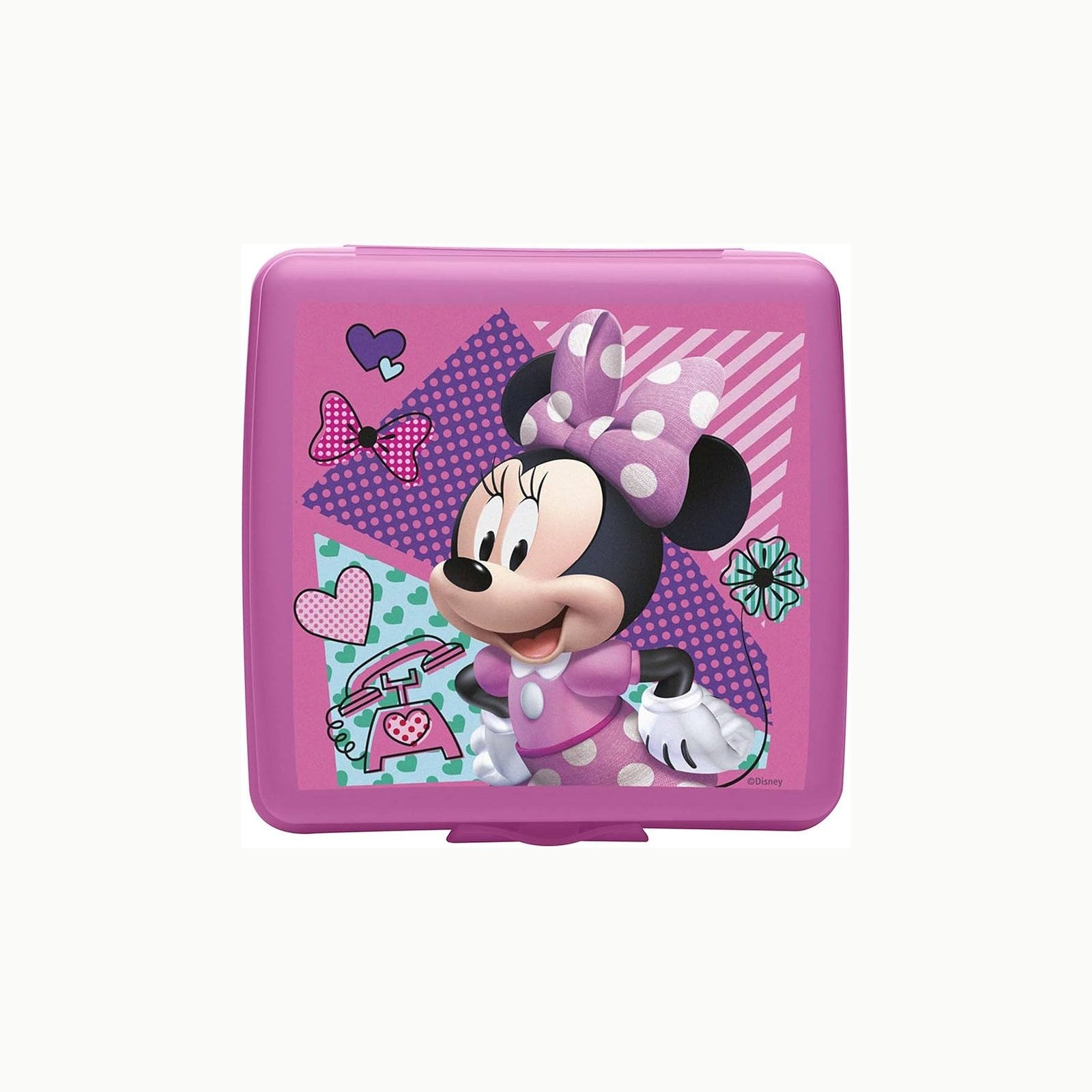 Disney Minnie Mouse - Set de 4 contenedores para comida multicolor