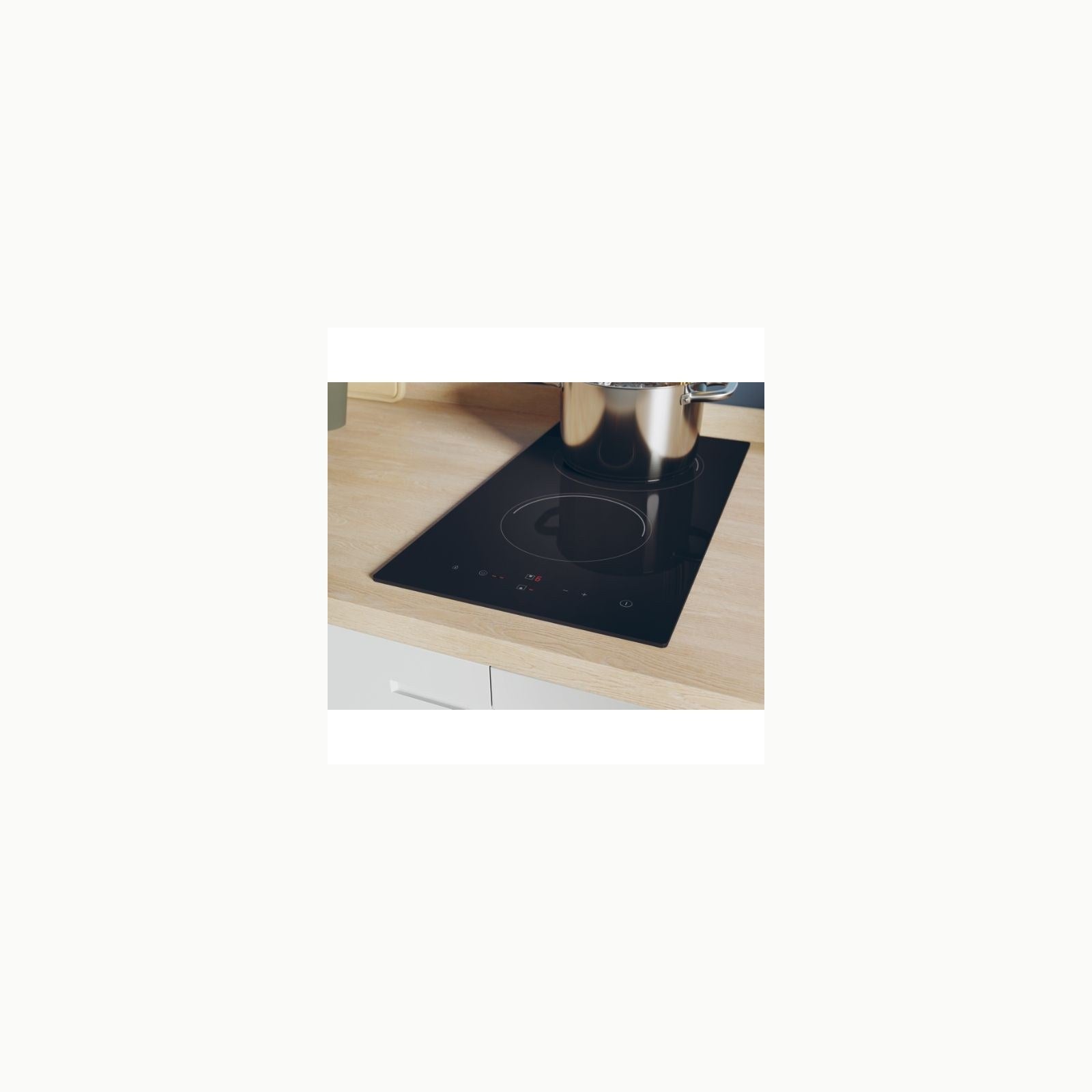 Candy CID 30/G3, Placa inducción 2 fuegos, 30cm ancho, 3500W, 9 nivele