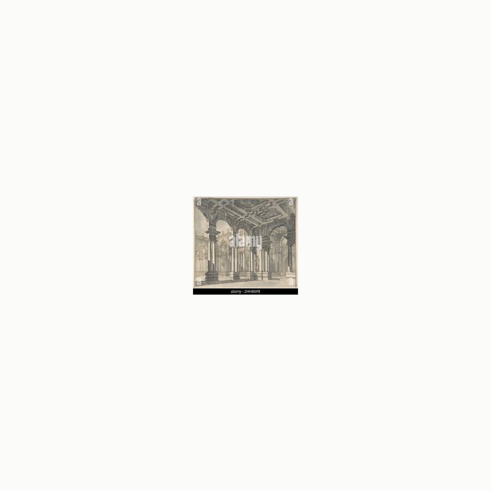H&H Courtyard Set 6 Piatti Frutta, Stoneware, Bianco, 21 cm