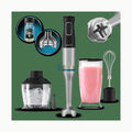 Batidora Power RetroBlue Cecotec Batidora de Mano Power RetroBlue 1200