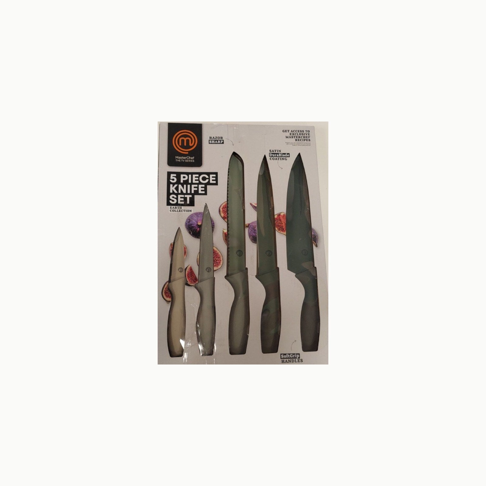 MasterChef Cuchillos Cocina, Set Cuchillo de Chef \(Carne, Sierra por 