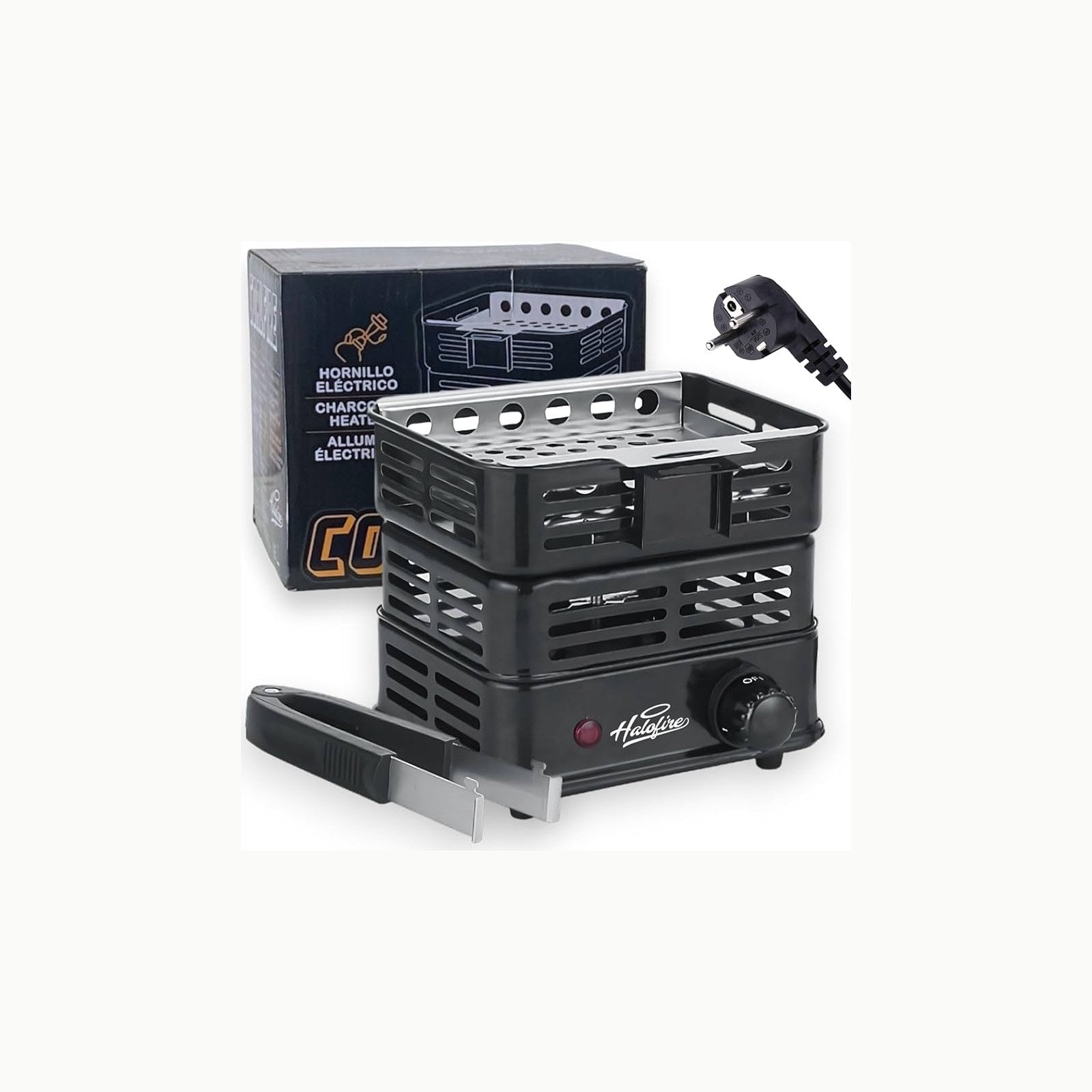 Halofire - Hornillo eléctrico 1000W para cachimba, Encendedor de