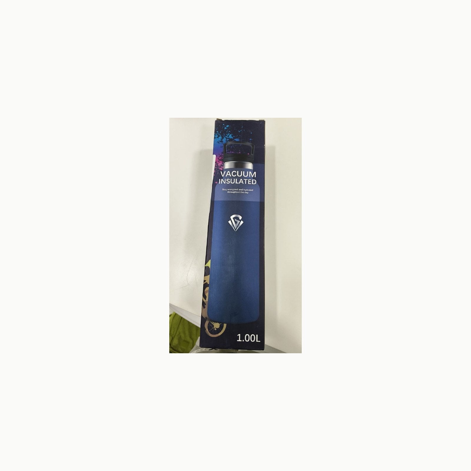 Grsta Botella Agua Acero Inoxidable, Botella Termica 1000ml, sin BPA, 