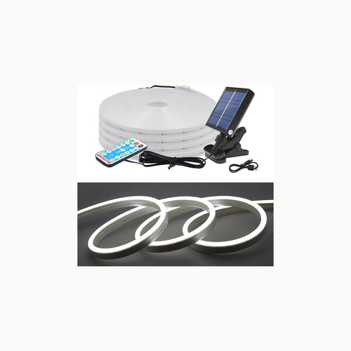 24V Solar Neon Strip KISUFU 24V Solar Neon LED Strip, 2835 120 LEDs/m 