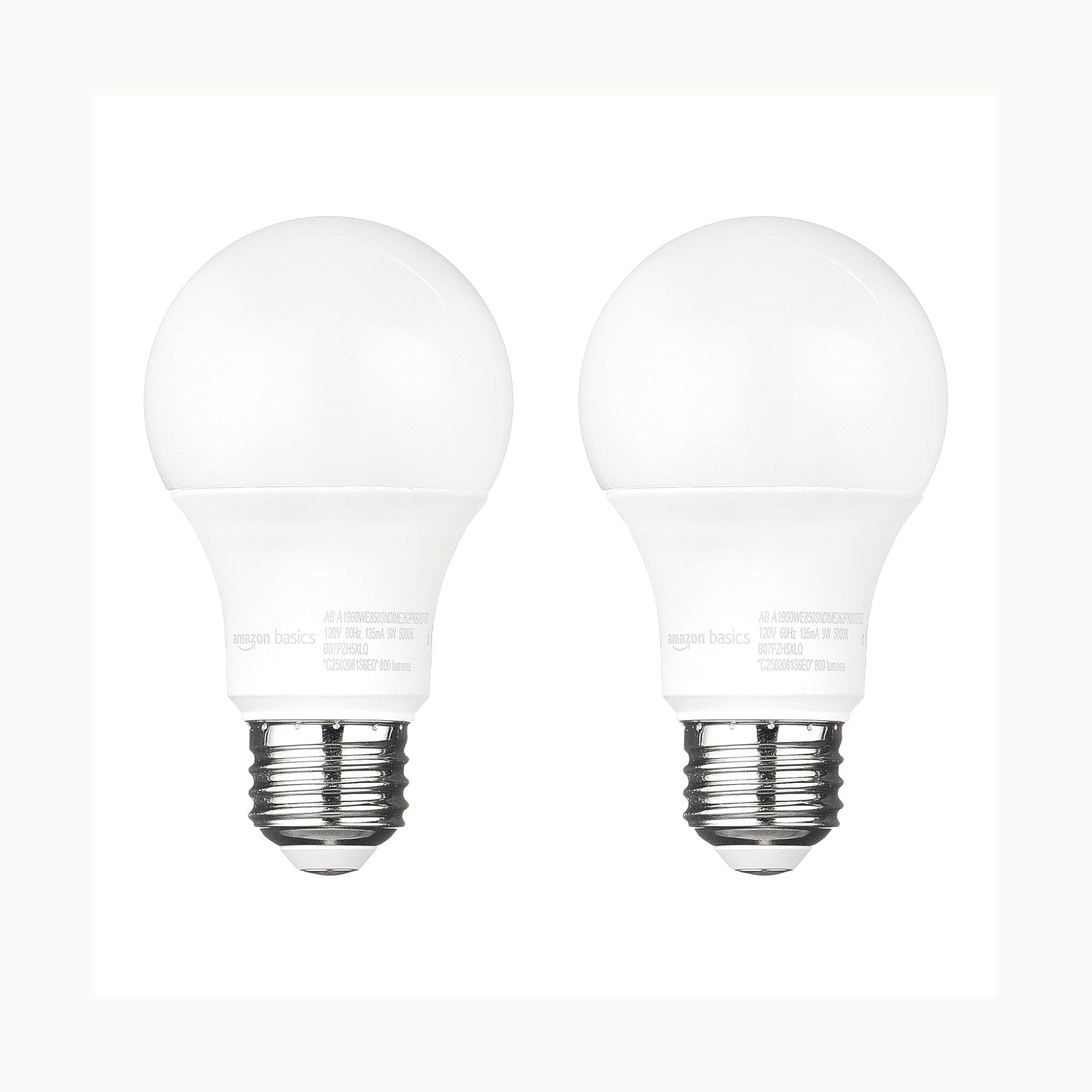 Amazon Basics Bombilla LED E27, G93, estilo globo, con rosca Edison, 1