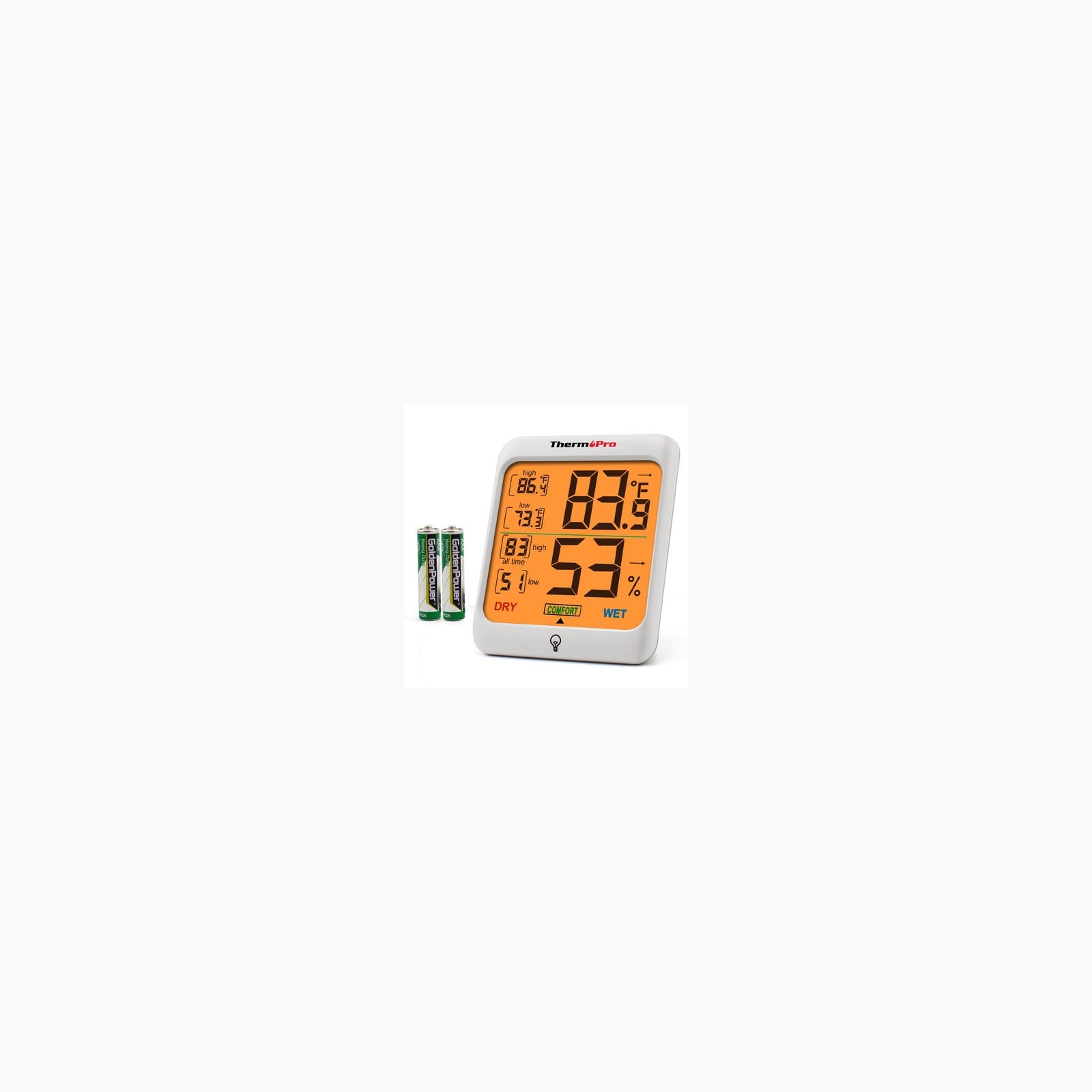 ThermoPro TP53 Termómetro Higrómetro Digital Medidor de Humedad y