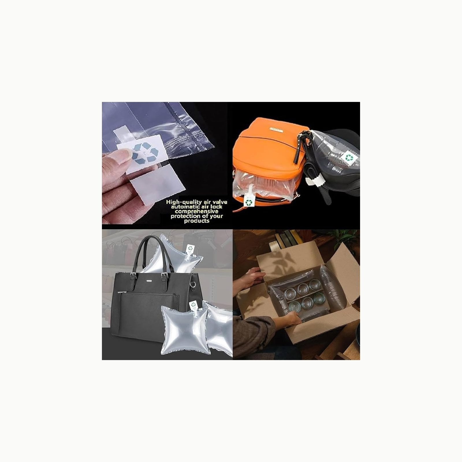 Miupoo Bolsas de aire de embalaje, bolsa protectora de embalaje de air