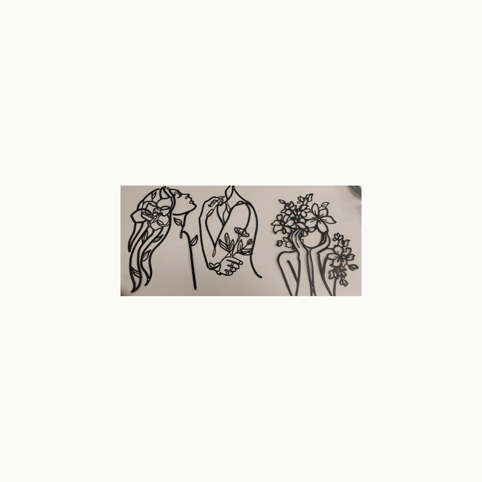 Minimalistische Wandkunst Photect 3 Stück Minimalistische Frau Wandkun