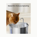 Invengo MeowFlow B40 Fuente de Agua para Gatos 3.2L, Acero Inoxidable 