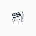 Beurer MP 41 Set de manicura y pedicura profesional, torno para uñas c