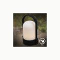 BRILONER - Lámpara de mesa LED inalámbrica IP44, táctil, regulable