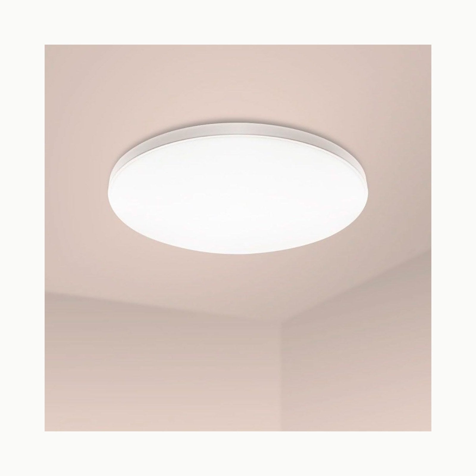 M Ledme - Plafon LED Techo 30W, Lámpara Techo para Baño IP44, 3.000
