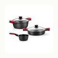 BRA Premiere Set de sartenes 20 y 24 cm de Aluminio Fundido con Antiad