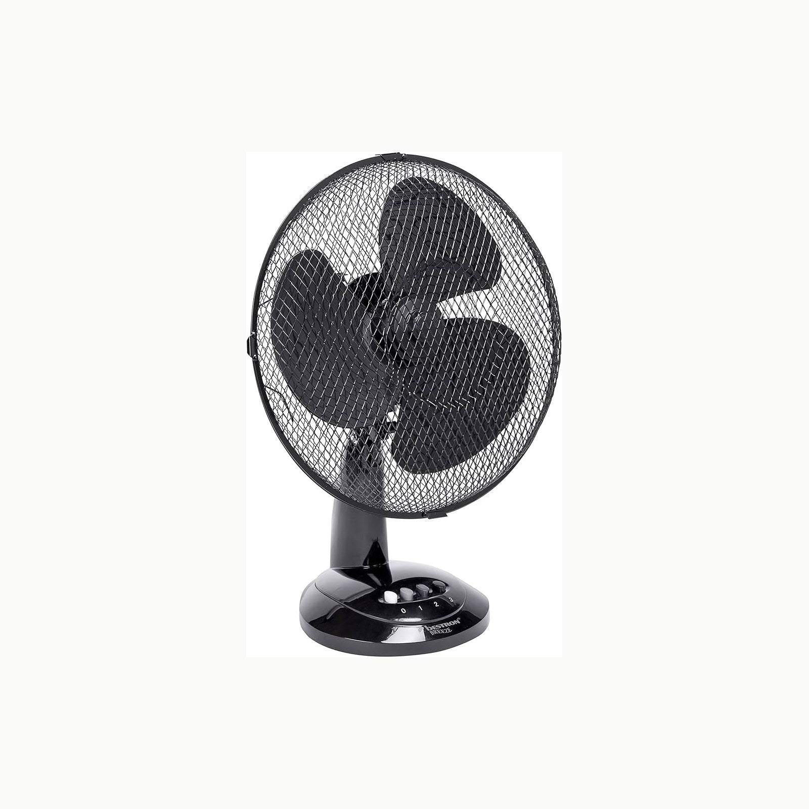 DDF27W Bestron Mobiler Tischventilator 27cm, kleiner Ventilator 2