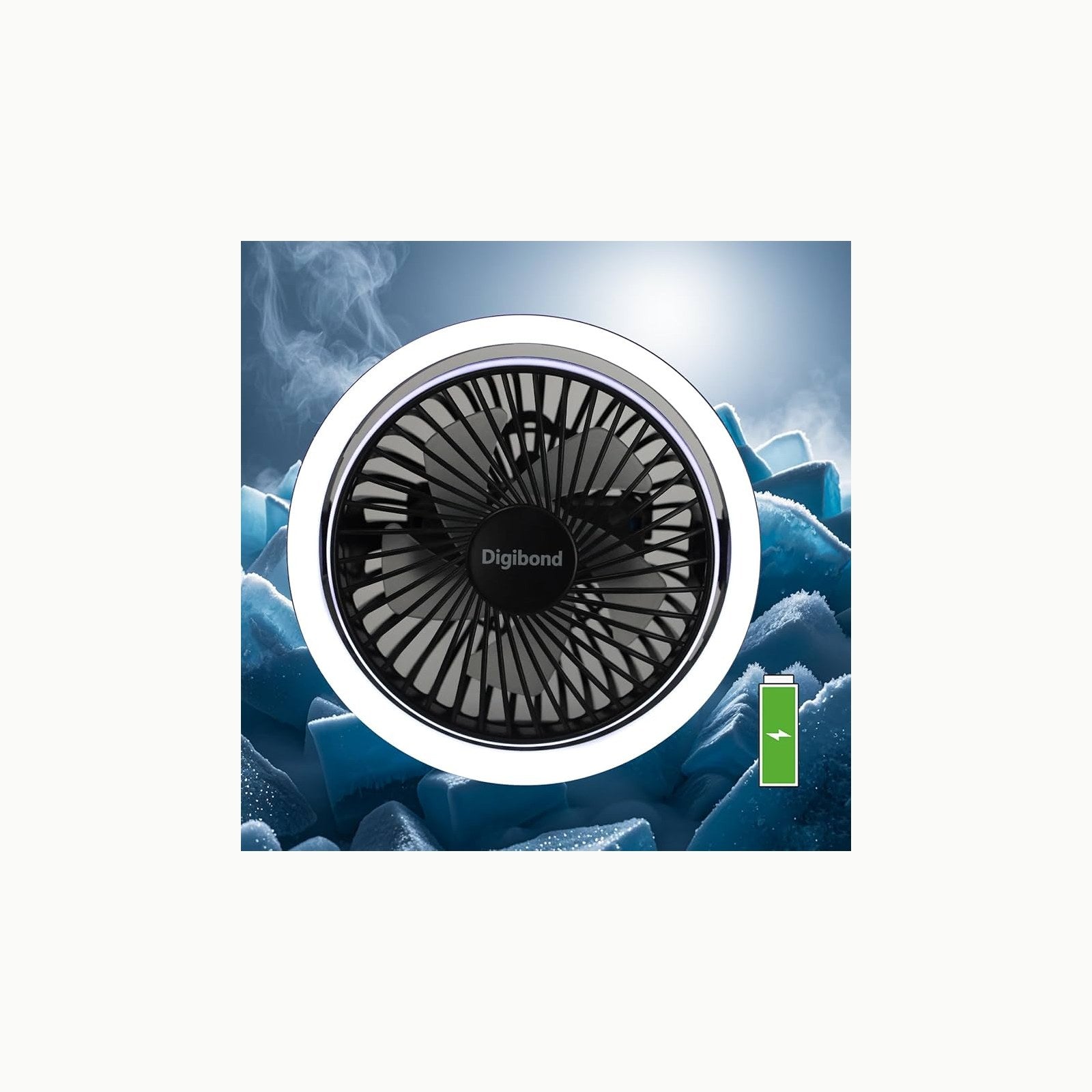 N/A Ventilador Portátil 3 en 1 Ventilador Portatil USB Silencioso con 