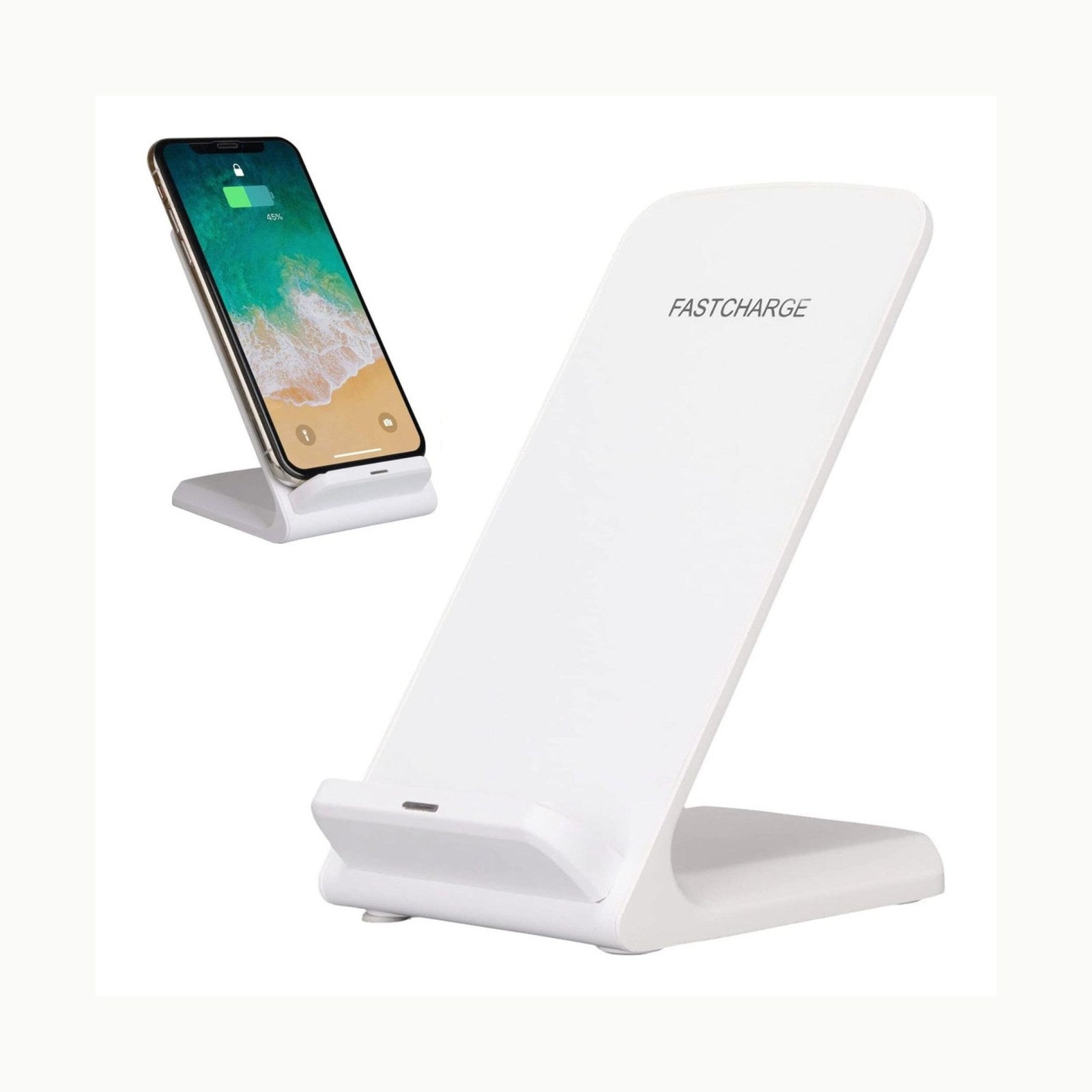 Cargador Inalámbrico Qi Blanco