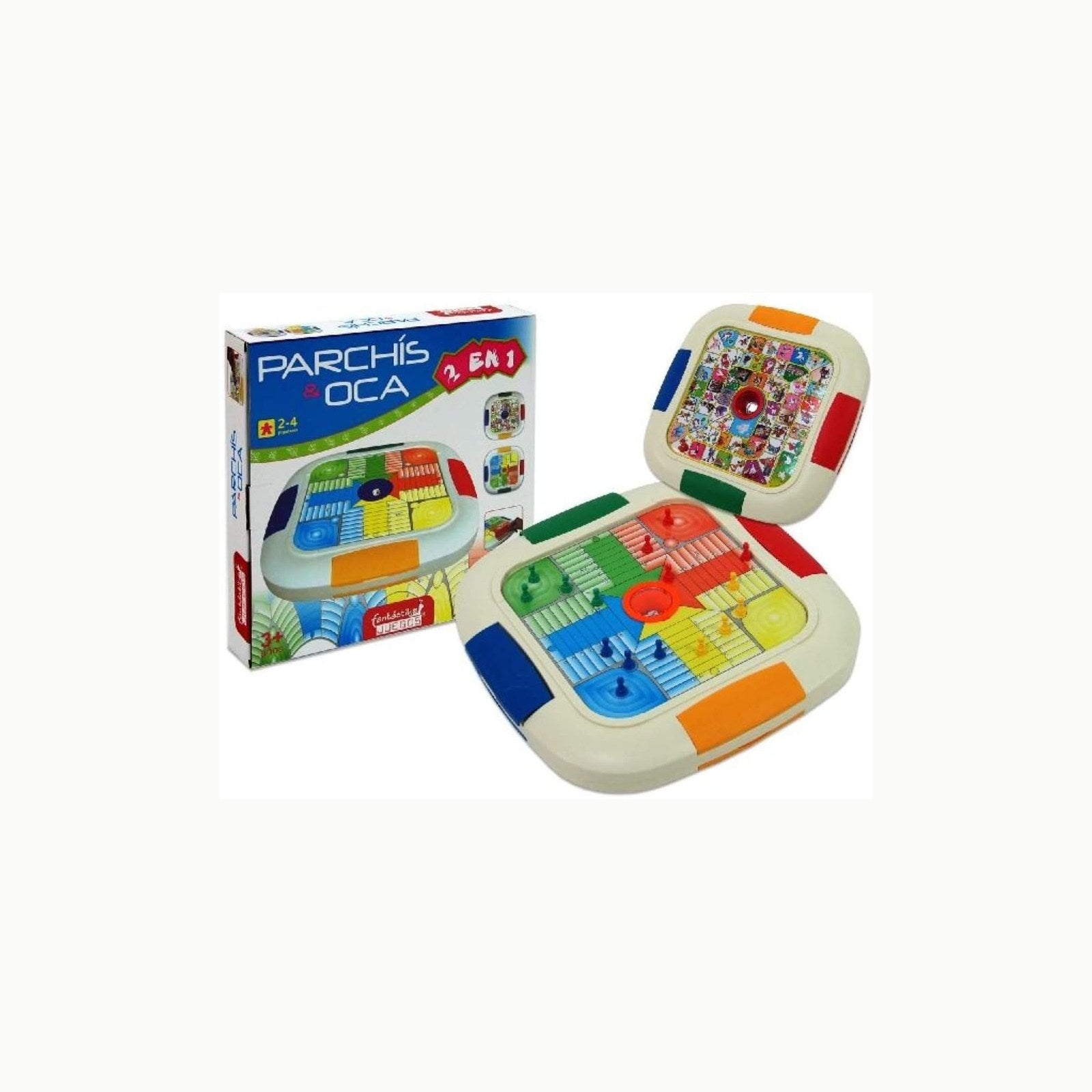Parchís automático Chicos - Parchís y Oca automático con Tapa \