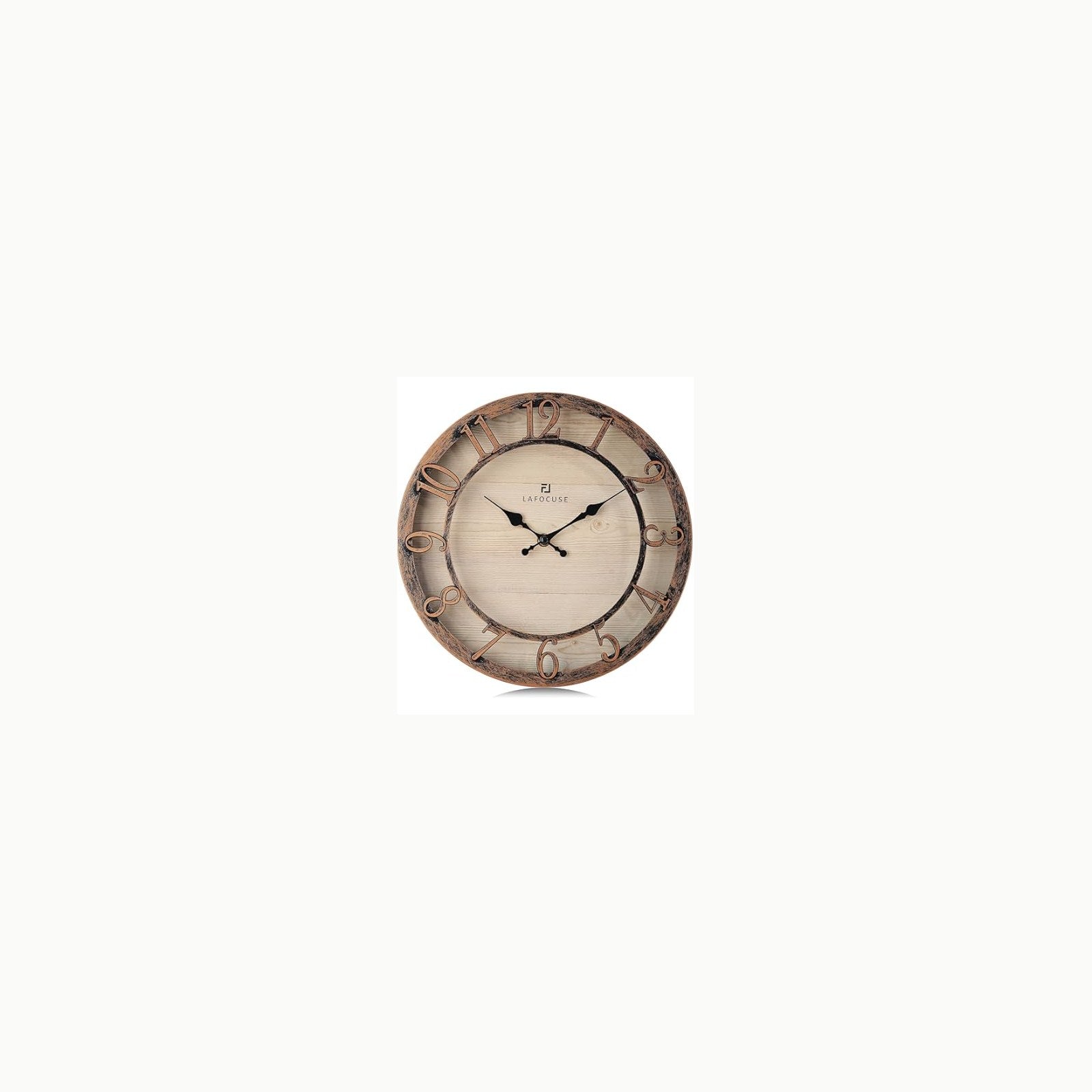 Lafocuse 30cm Reloj de Pared Multicolor Plata Creativo Diseño, Moderno