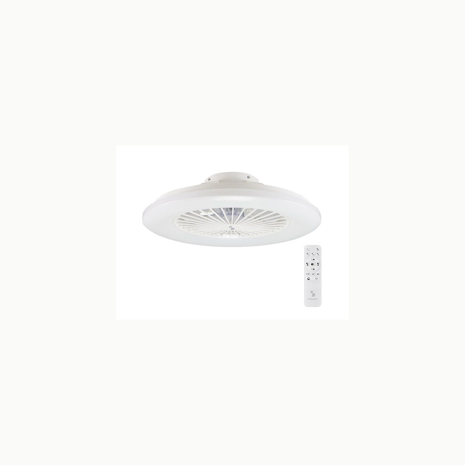beper P206VEN610 Ventilatore da Soffitto, 40W, Illuminazione e Ventila