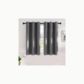Cortinas Cortas Grises NICETOWN Cortinas Cortas de Ventanas Grises Opa