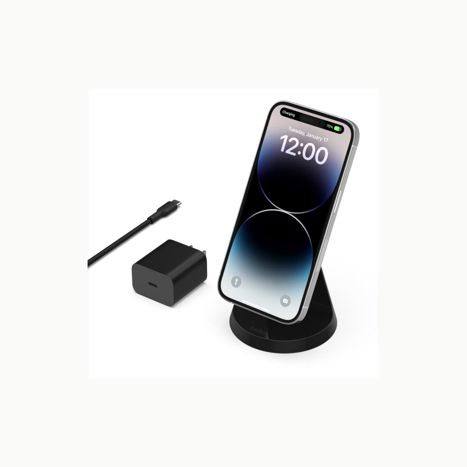 Belkin BoostCharge Cargador Inalámbrico con Qi2, Soporte Magnético Ple