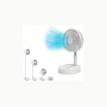 LIVINGTON Fold & Cold ausziehbarer Mini Akku Ventilator - kabelloser