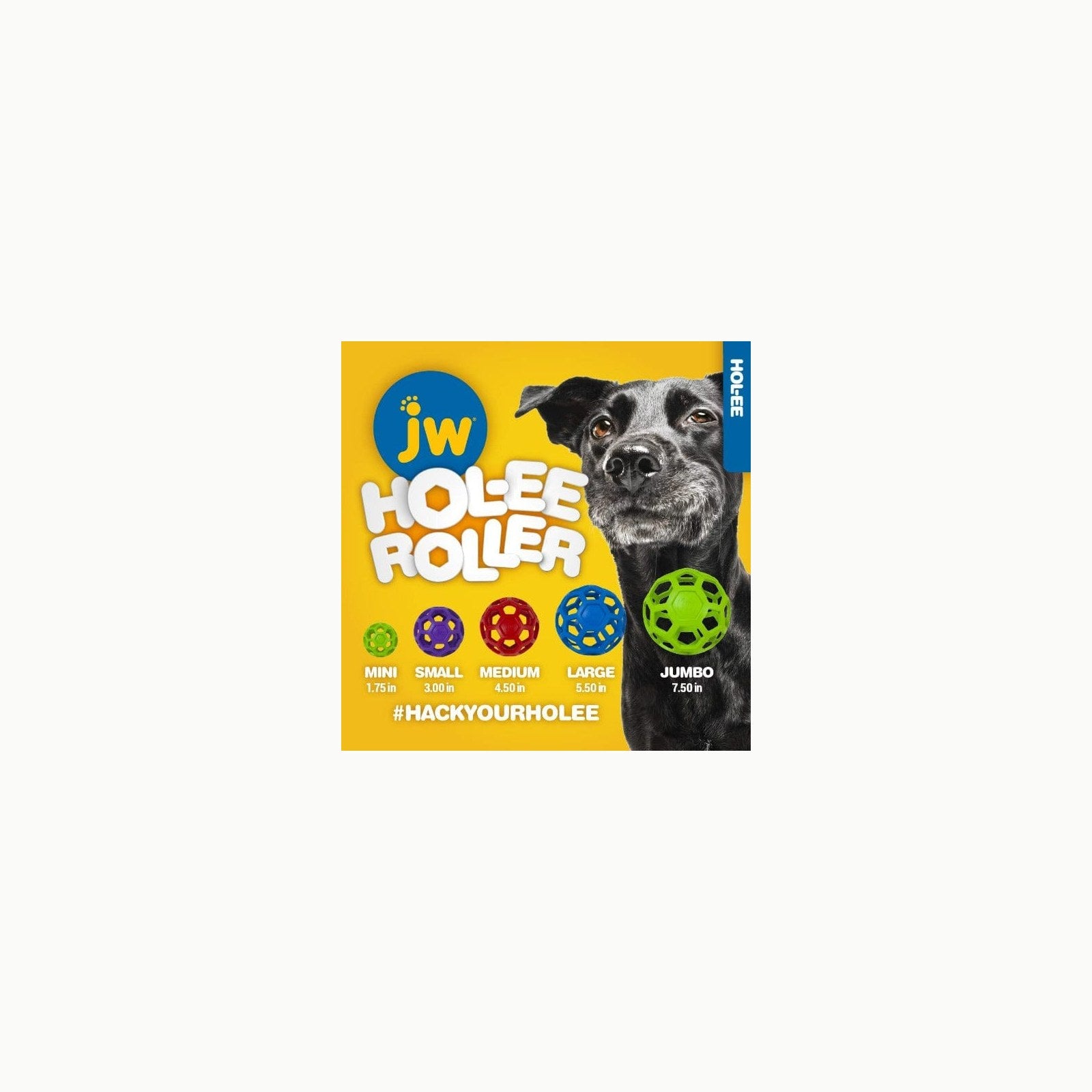 JW JW43113 Juguete HOL-EE Roller Jumbo, Juguete para Perros Masticar