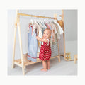 Praknu Perchas Blancas Infantiles \- Paquete de 10 \- Perchas Madera B