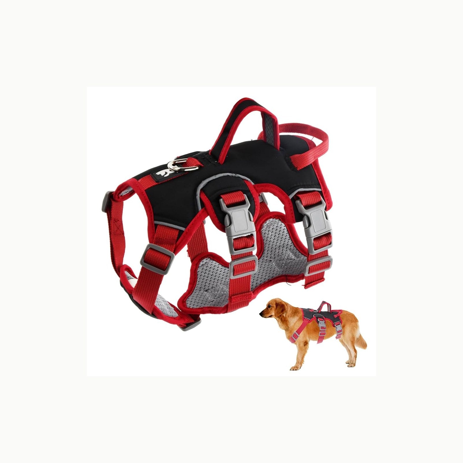 Wisebom Arnés para Perros a Prueba de Escapes, Soporte Múltiple, Trans