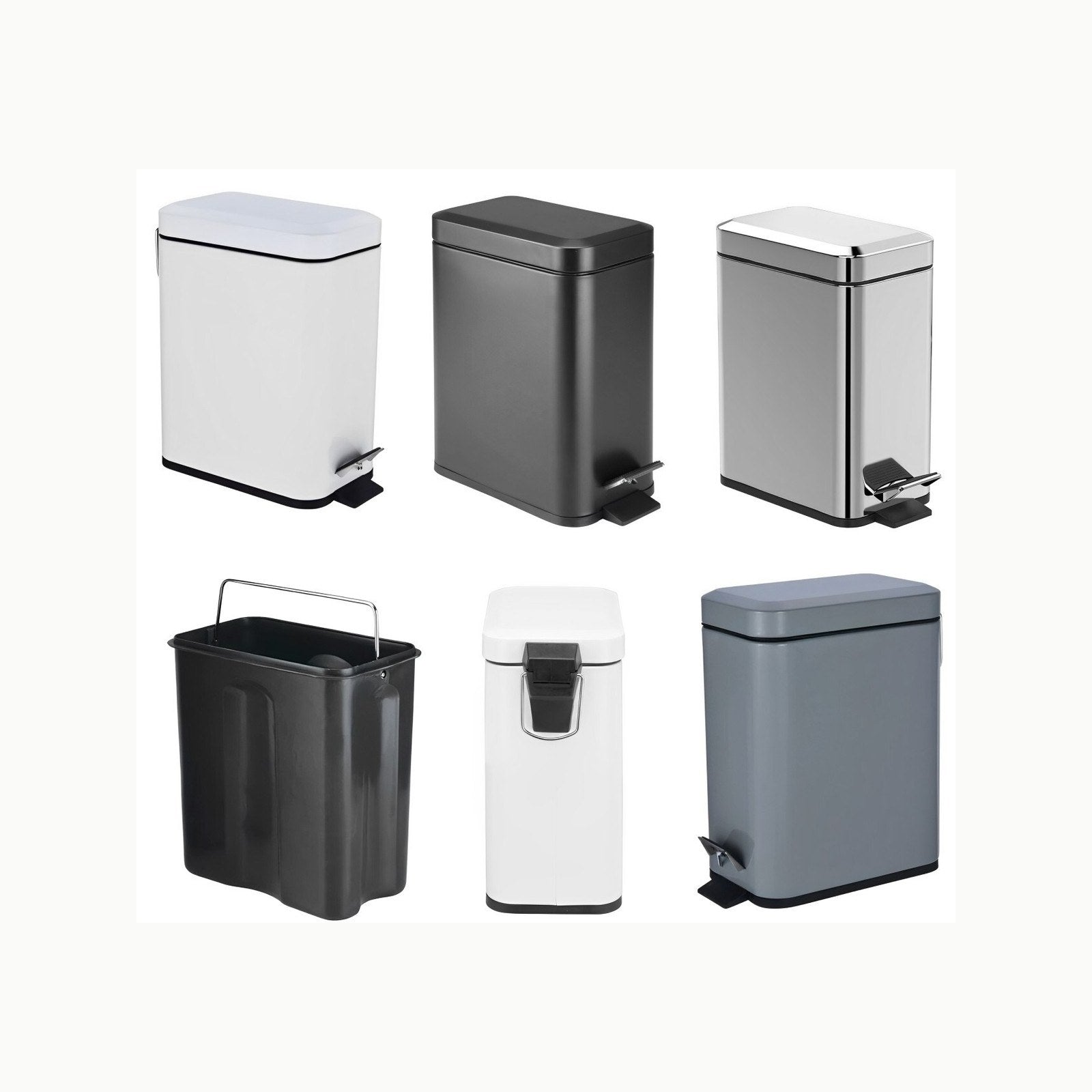 Cubo de basura de acero inoxidable 30 L