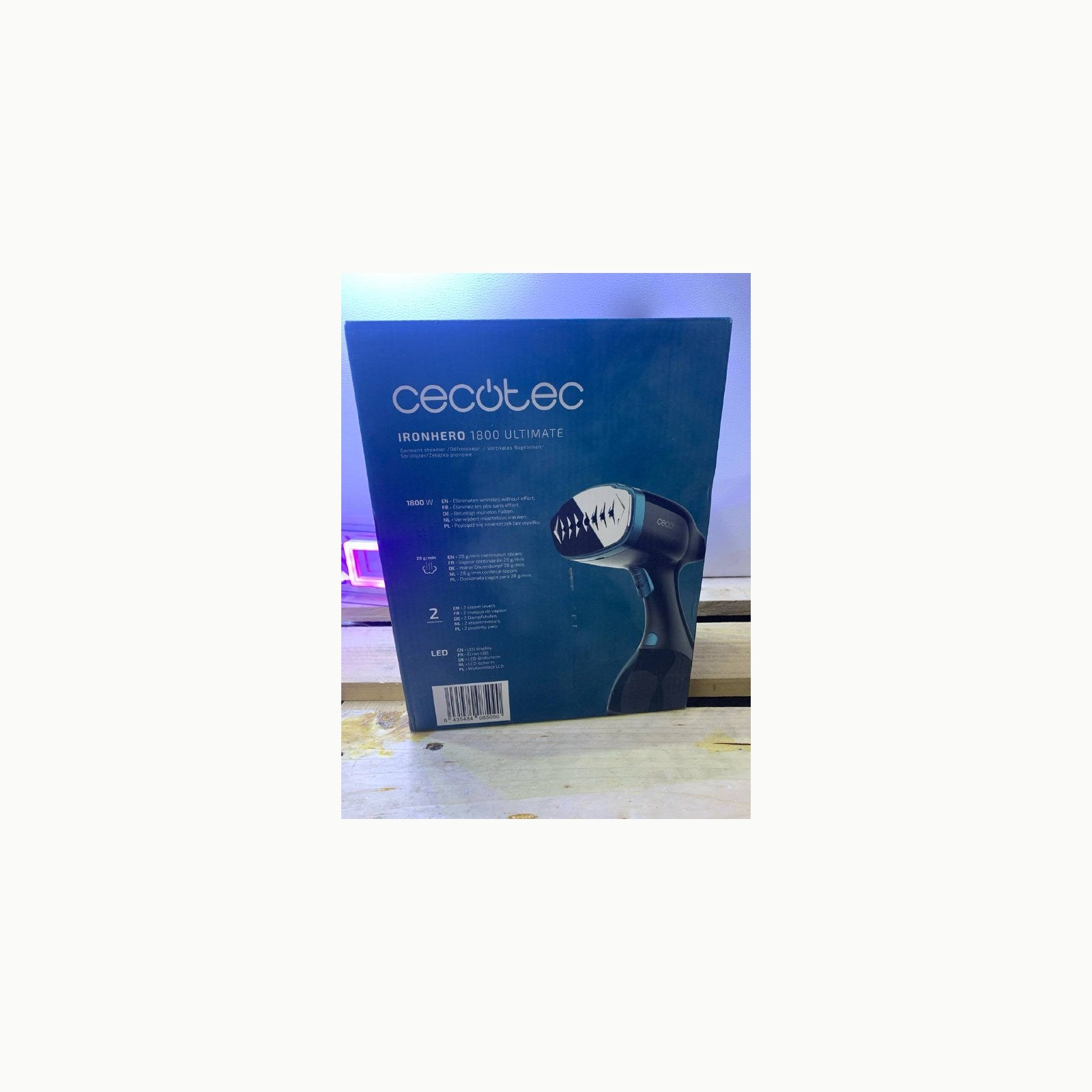 Cecotec Plancha Vertical IronHero 1800 Ultimate. 1800 W, Power Technol
