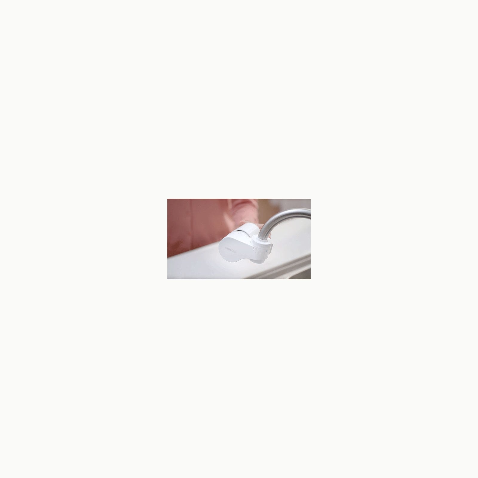 PHILIPS Filtro de agua del grifo, vertical X-Guard, blanco
