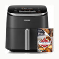 Cosori Freidora de Aire 5.5L Interior Metálico Real, Air Fryer Diseño 