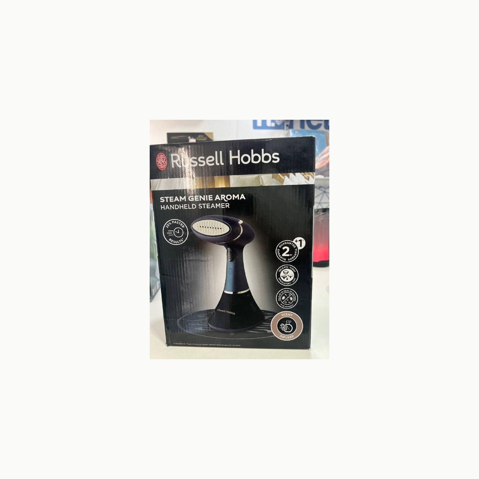 Russell Hobbs Steam Genie Aroma Plancha de Vapor Vertical de Mano 2804