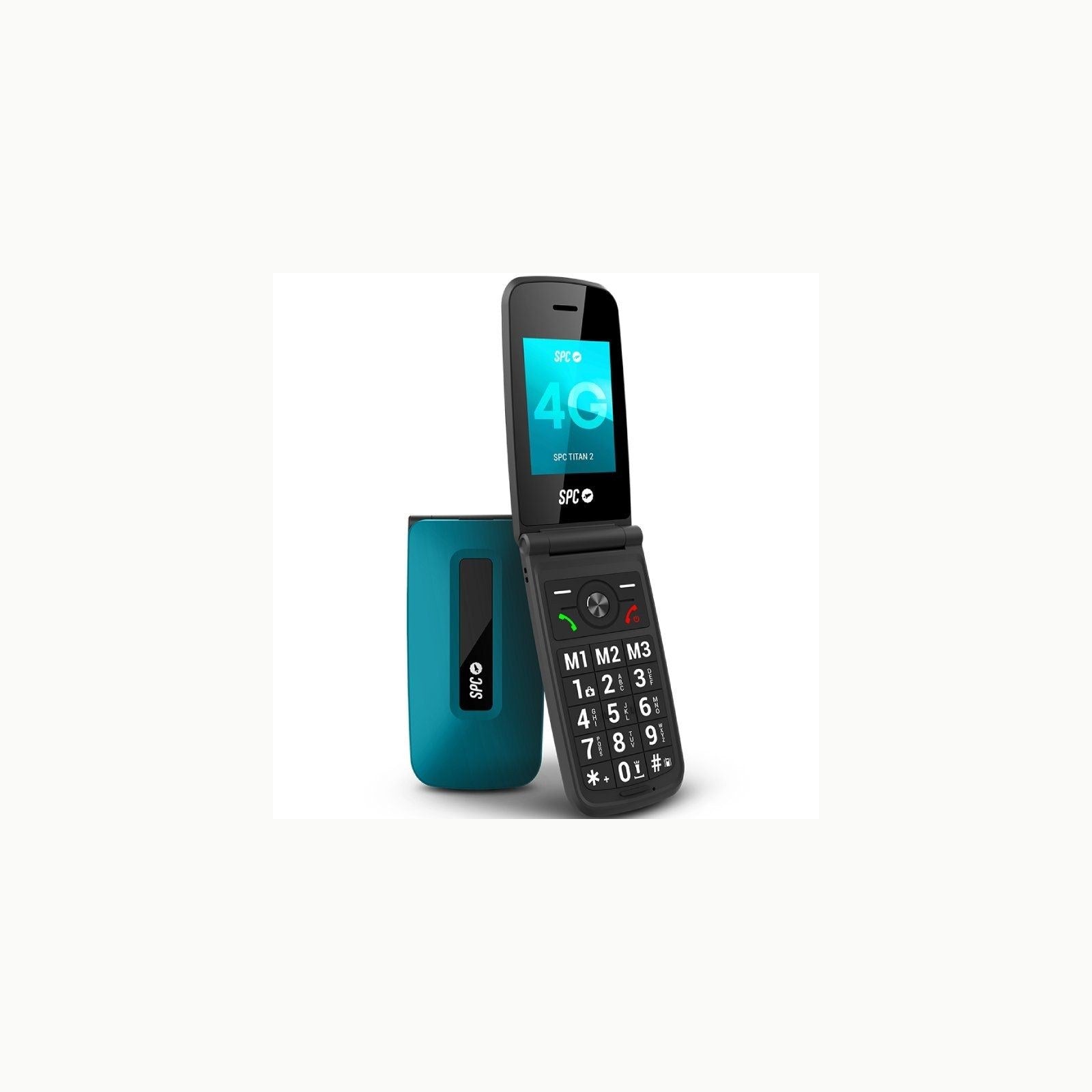 Titan Teléfono Móvil SPC Titan - Teléfono Móvil de Tapa para Mayores