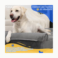 EHEYCIGA Cama Perro Grande 91x68x16cm, Colchon Perro Grandes Impermeab