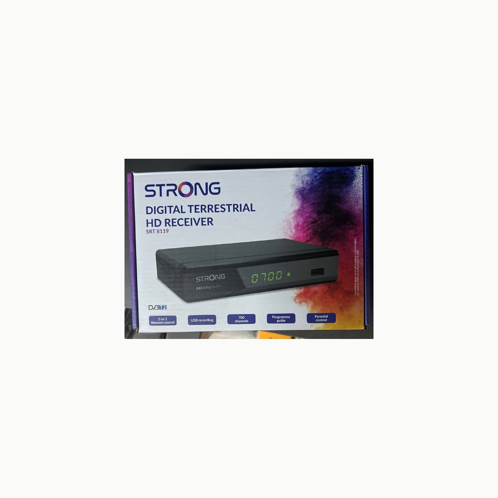 Strong SRT8119 - Decodificador TDT Full HD -DVB-T2 - Compatible con
