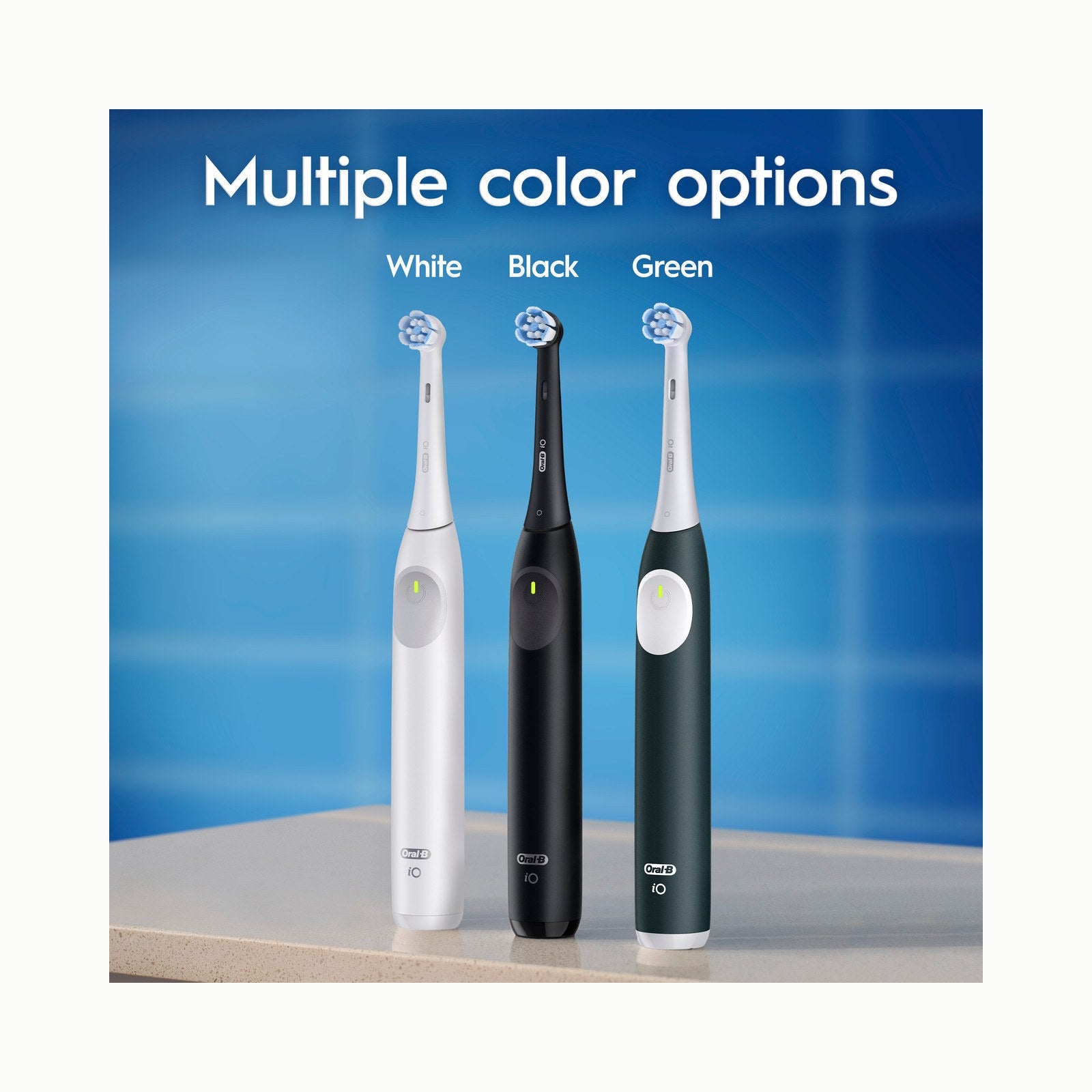 Oral-B Brosse A Dents Electrique iO 2 Noire, 3 Modes De Nettoyage, Bro