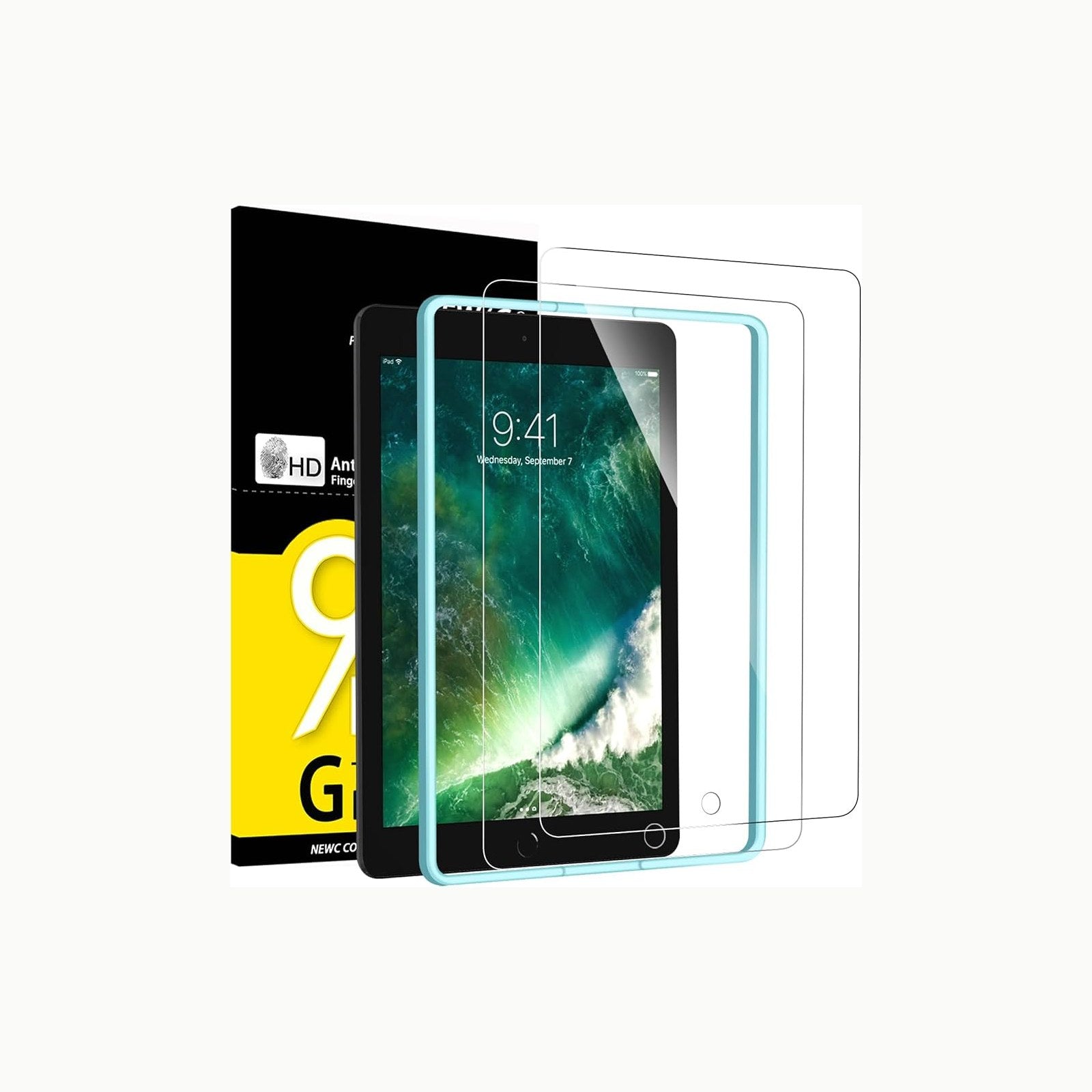 Protector Pantalla iPad NEW'C 2 Piezas, Protector Pantalla para iPad \