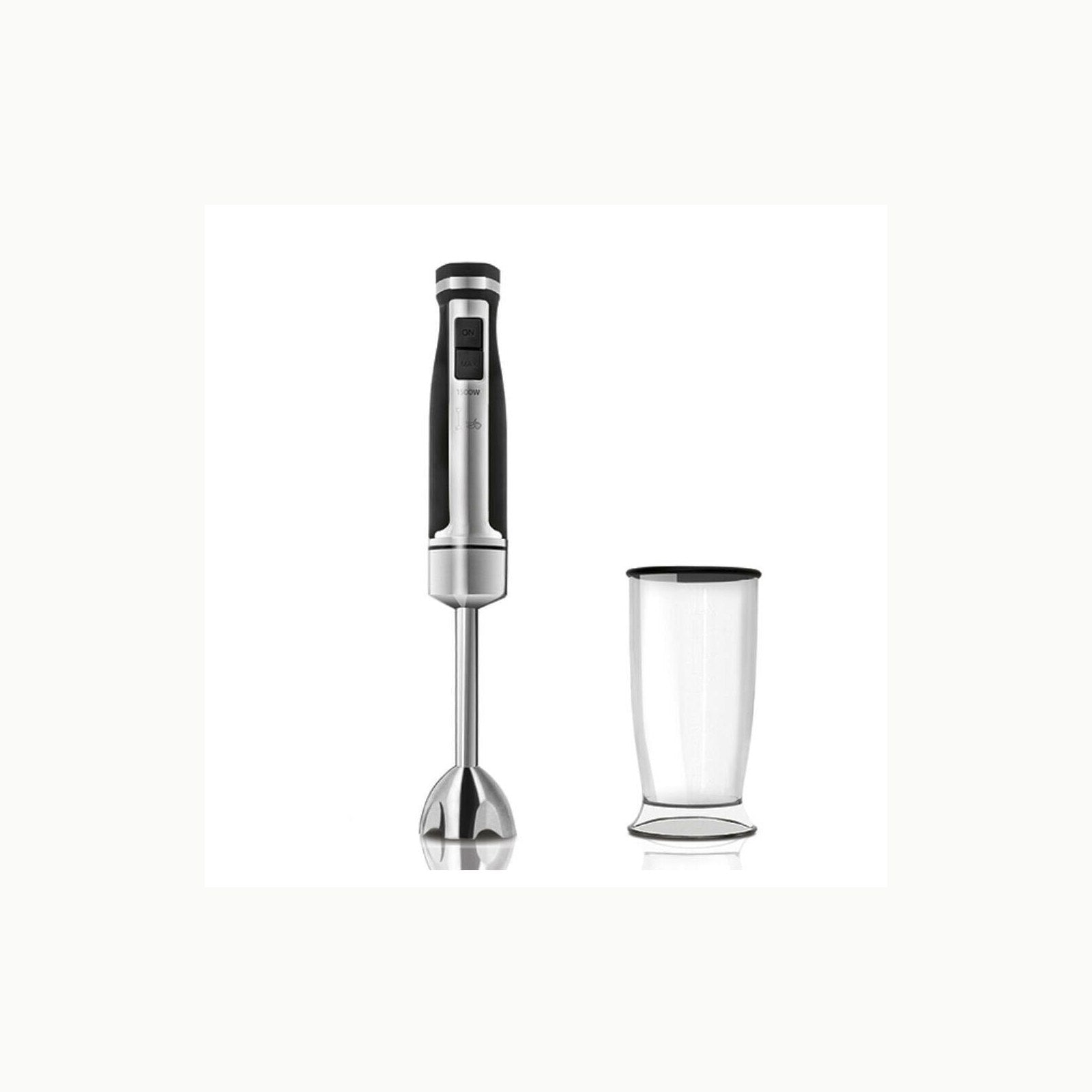 Cecotec Batidora de mano Power TitanBlack 1500 XL Cream. Potencia 1500