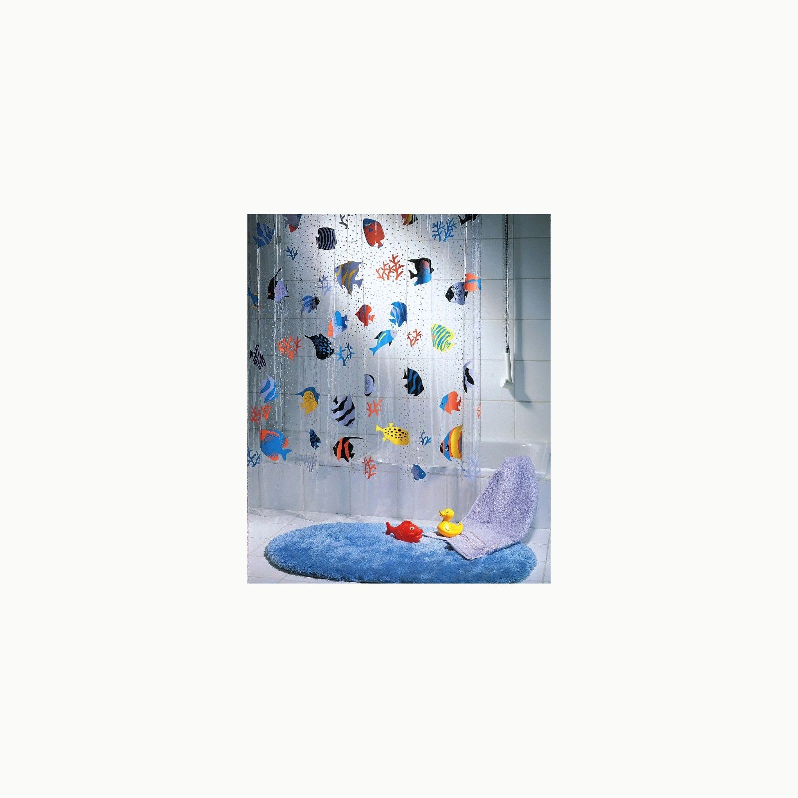 Fish Multicolor Shower Spirella Fish Multicolor - Cortina para Ducha